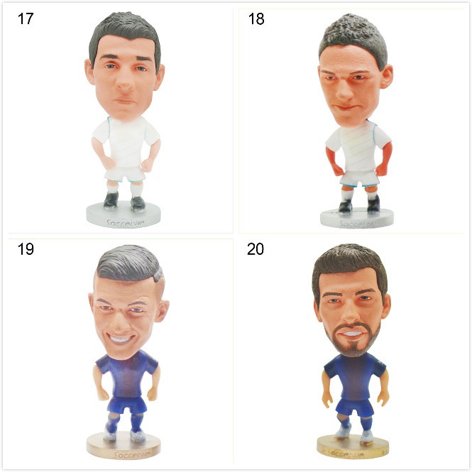2.5inch Football Star Ronaldo Messi Neymar Pogba Soccer Player Doll Figurine Toy