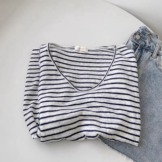 Áo thun sọc ngang ord Taobao