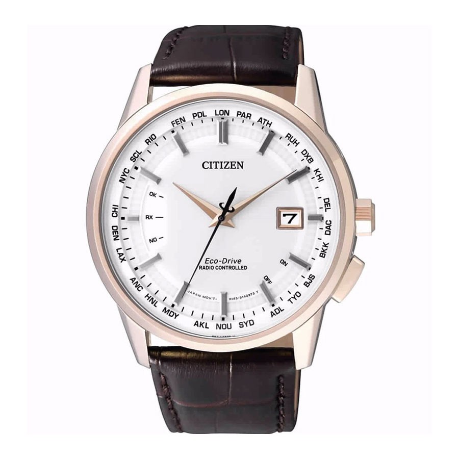 Đồng Hồ Nam Citizen Đa Chức Năng Dây Da CB0153-21A - Mặt Trắng (Sapphire)
