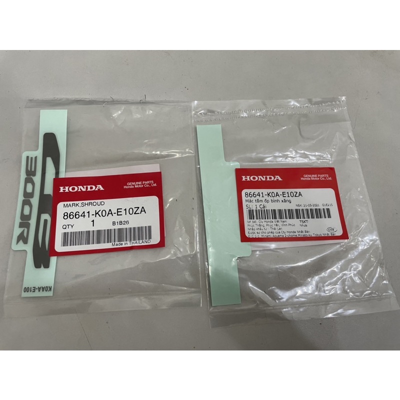 Tem CB300R CHÍNH HIỆU HONDA giá 1 bên