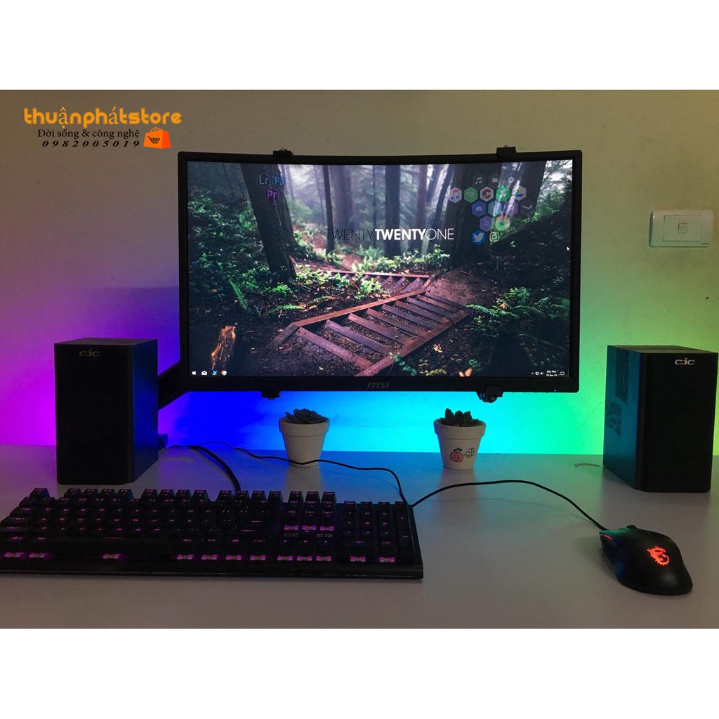 [ COMBO ] Giá treo màn hình NB-F80 - Kèm Kẹp Dành Cho Màn Không Có Điểm Vít