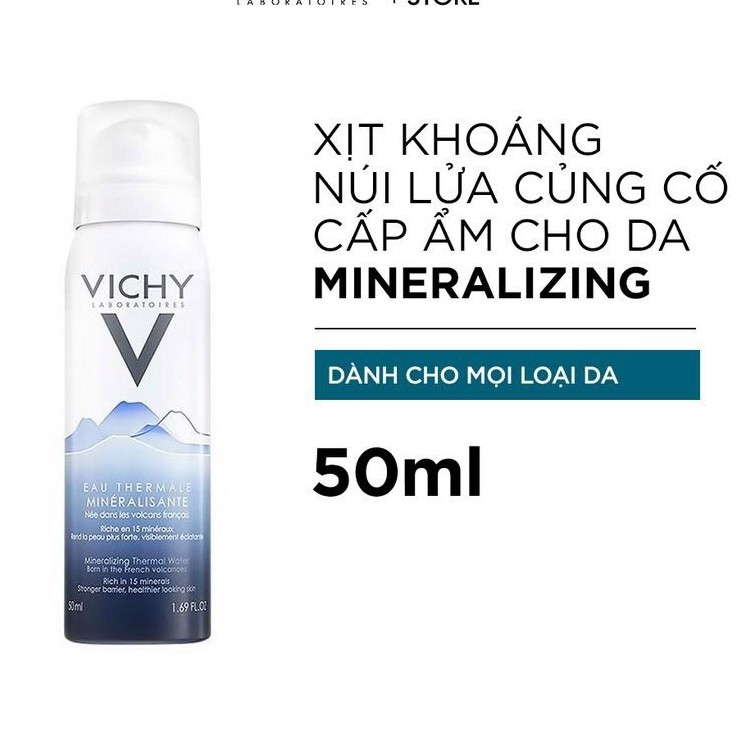 Xịt Khoáng Dưỡng Da Vichy Eau Thermale Spa Water 50ml