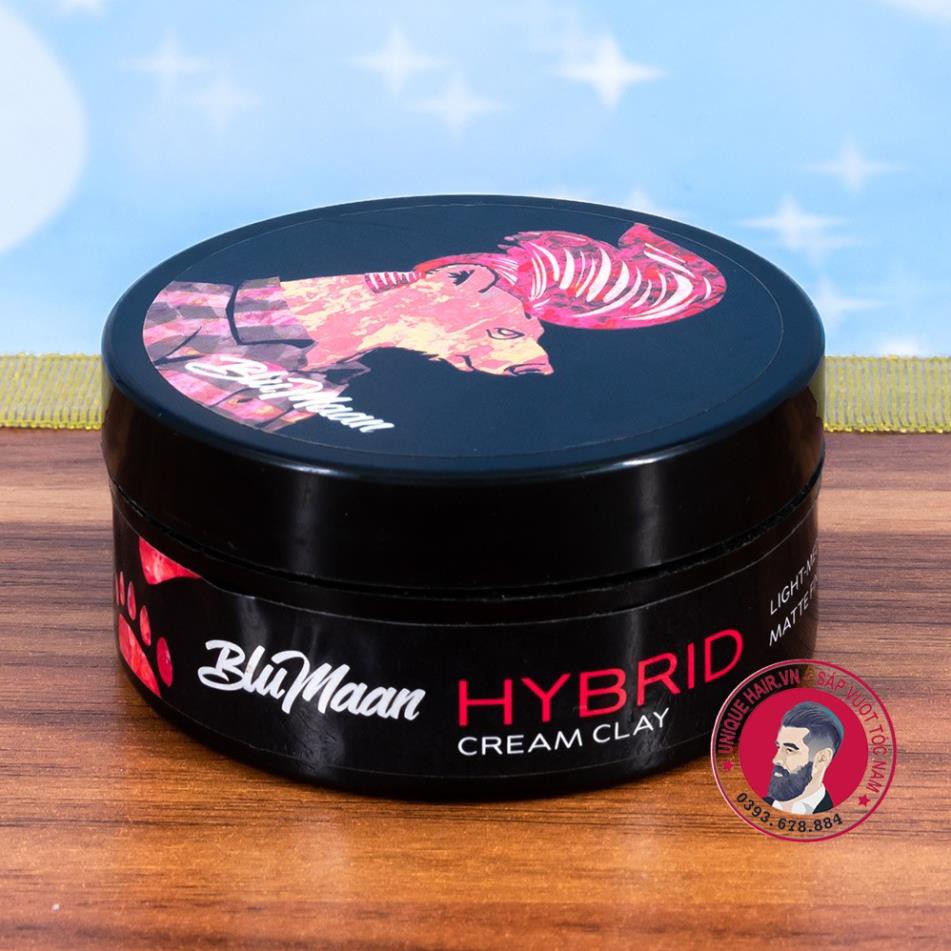 [CHÍNH HÃNG 100%] Sáp vuốt tóc Blumaan Hybrid Cream Clay 74ml - 2020 + Tặng lược Chabao