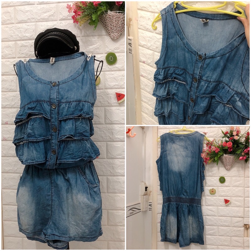 Đầm jeans denim dưới 60 kg
