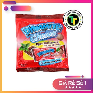 Kẹo socola hương bạc hà ba viên đỏ hiệu Dynamite ngon đắm đuối thích mê say loại 125g