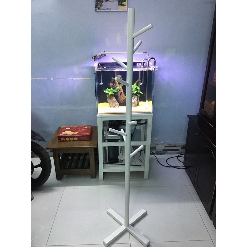 Cây Treo Móc Quần Áo Đồ Gỗ Thông Minh Standing-Hanger Đa Năng Nội Thất Phòng Ngủ