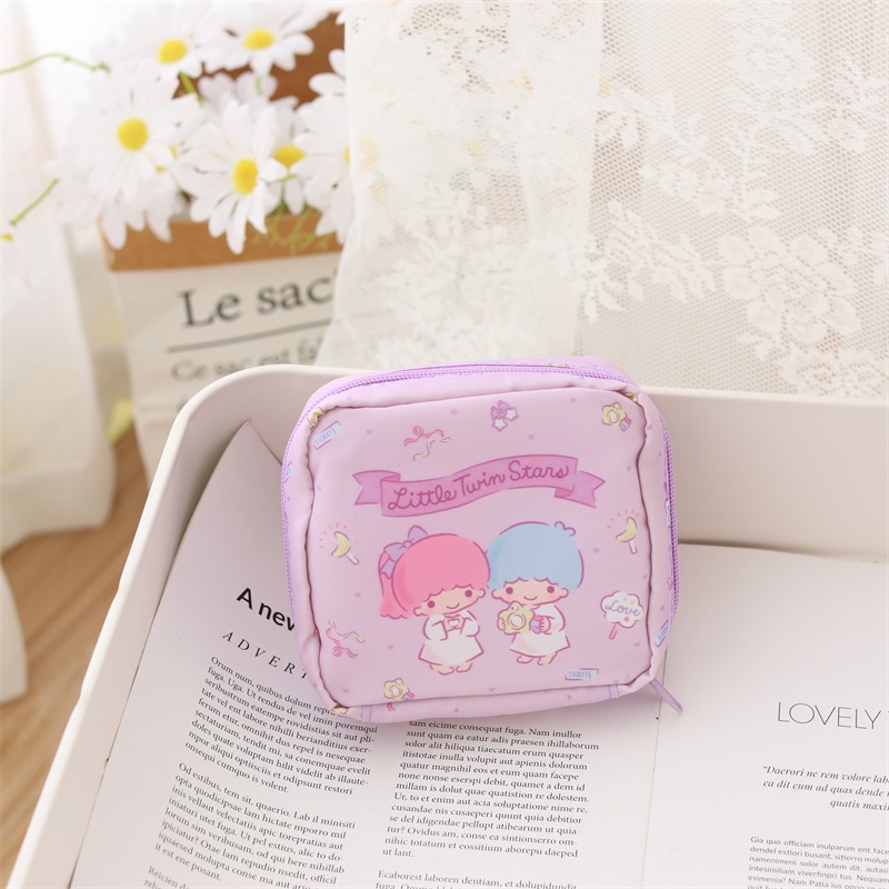 Túi Đựng Băng Vệ Sinh In Hình Shin-Chan Dễ Thương Tiện Dụng Cho Nữ