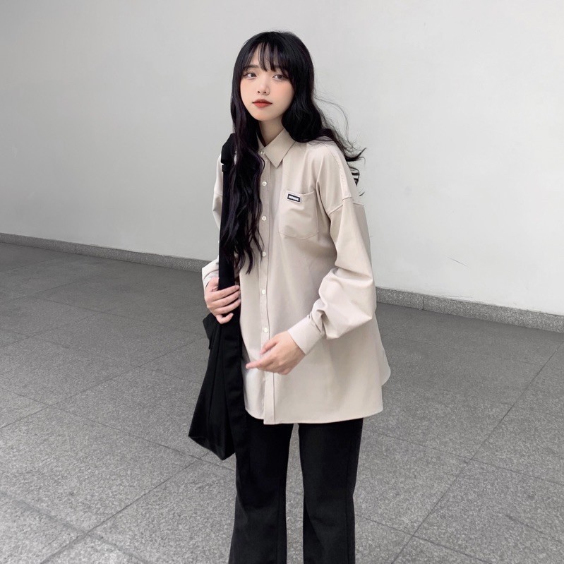 BASIC SHIRT ( Đen & Be )