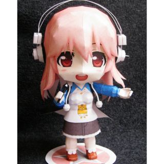 Mô hình giấy anime girl Super Sonico Chibi