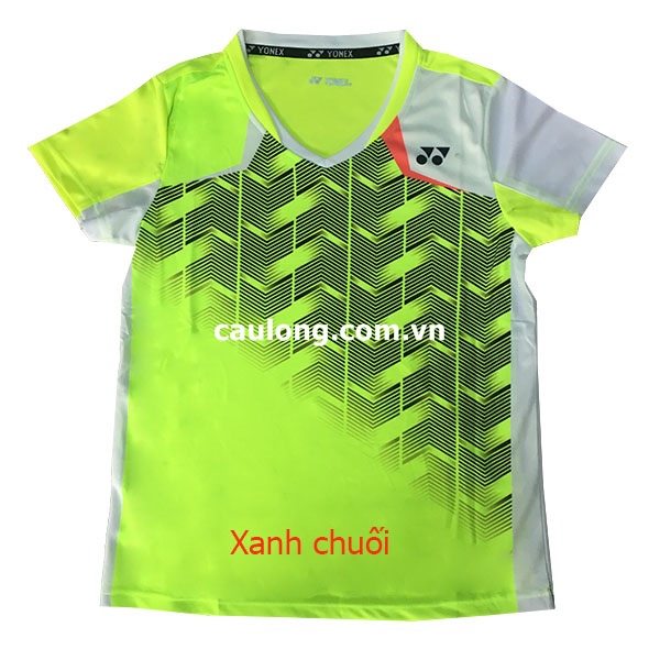 Áo Cầu Lông Nam Nữ Cổ Tròn Yonex 1815 Xanh Chuối