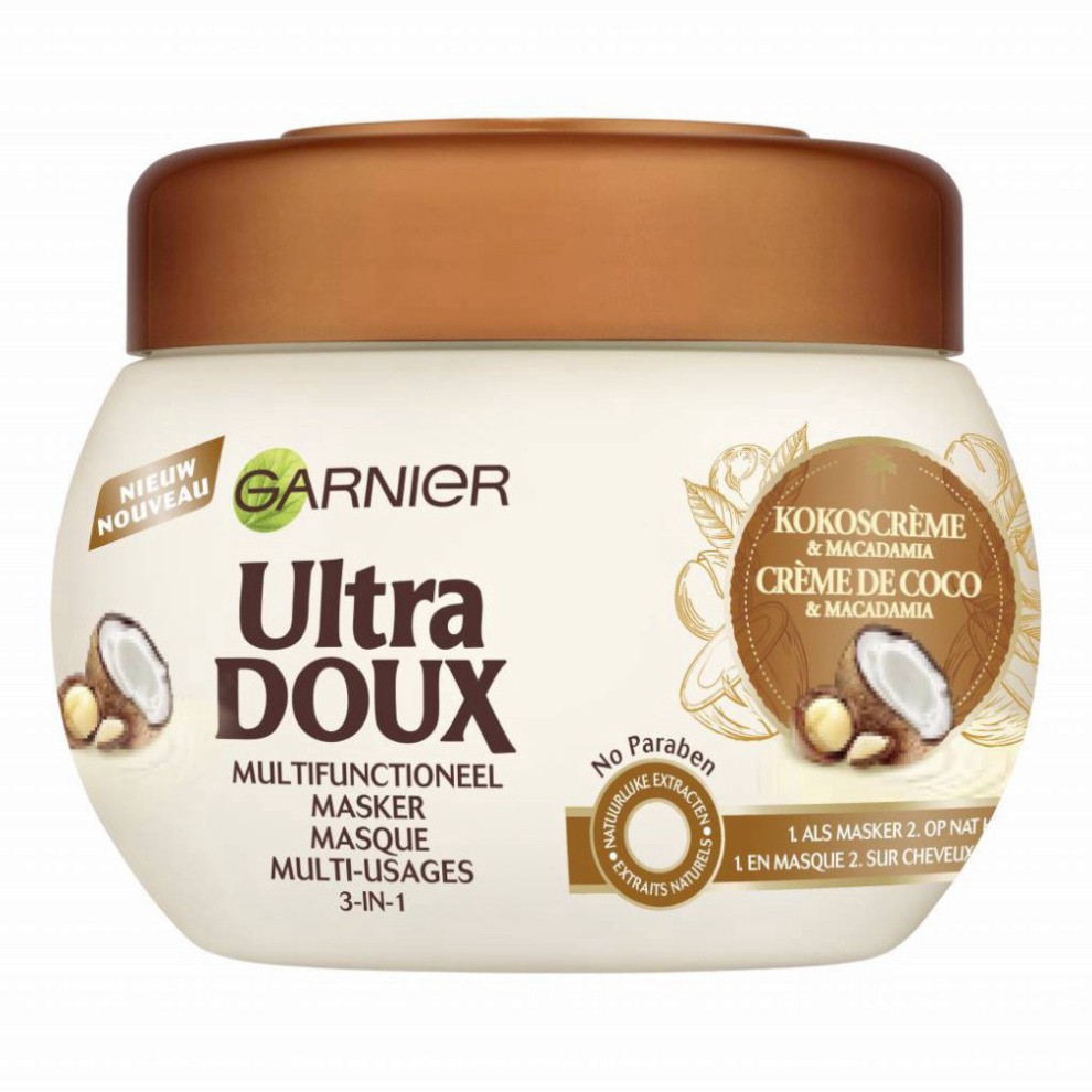 Kem ủ tóc Garnier Ultra Doux 300ml Pháp Q641