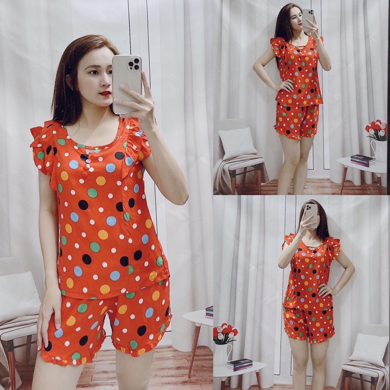 🎉MẪU MỚI🎉BỘ NGẮN TOLE LANH XUẤT KHẨU CỔ XẺ PHỐI NÚT HOẠ TIẾT CARO BI BÔNG SIÊU XINH 🥳🥳🥳