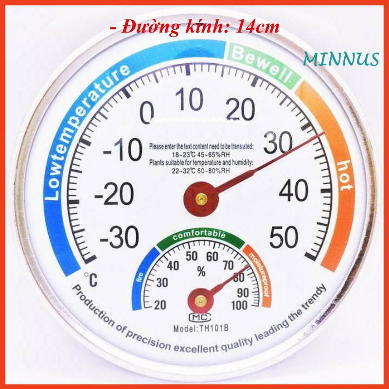 [Giá cực rẻ] Nhiệt kế ẩm THERMOMETER trong nhà và ngoài trời