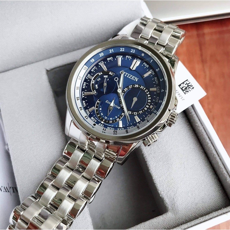 Đồng hồ nam CITI.ZEN WORLD TIME MEN'S WATCH DIAL BLUE &amp; RAY ... .