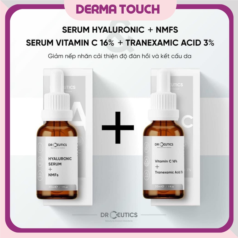 Serum Vitamin C DrCeutics Sáng Da, Mờ Thâm, Chống Lão Hóa - 30mL Dược mỹ phẩm chính hãng Derma Touch