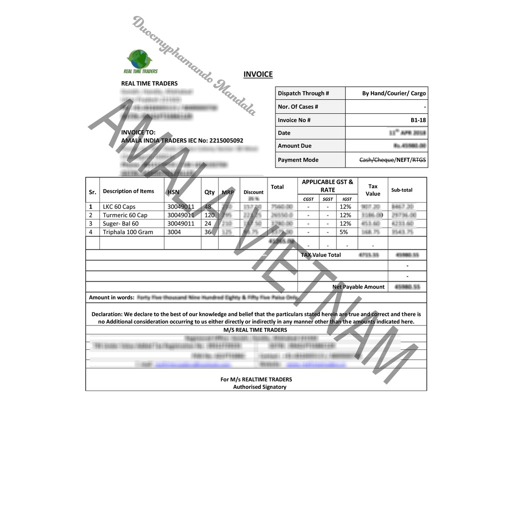 Viên uống LKC Organic India - phục hồi chức năng gan thận và detox