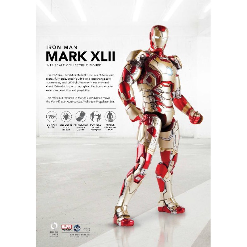 Mô hình Iron Man Comicave MK42 Chính Hãng