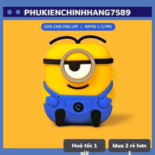 🔥 Case Ap 1/2 & Pro 🔥 Freeship 🔥 VỎ BỌC MINION  - Cho Tai Nghe Không Dây (Bluetooth) - MOBILE89