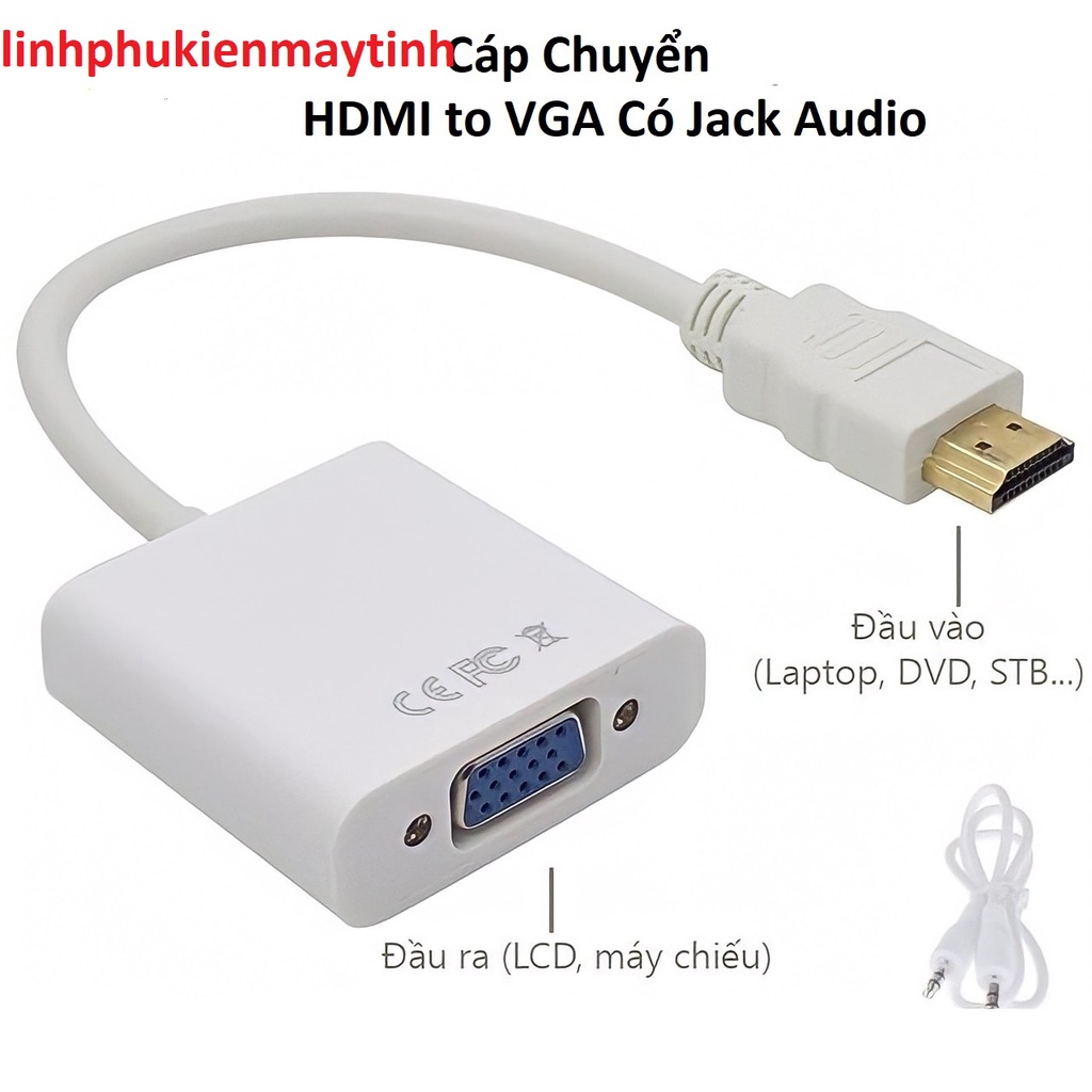 Cáp HDMI to VGA ,HDMI to VGA Có Audio/ VGA to HDMI Có audio
