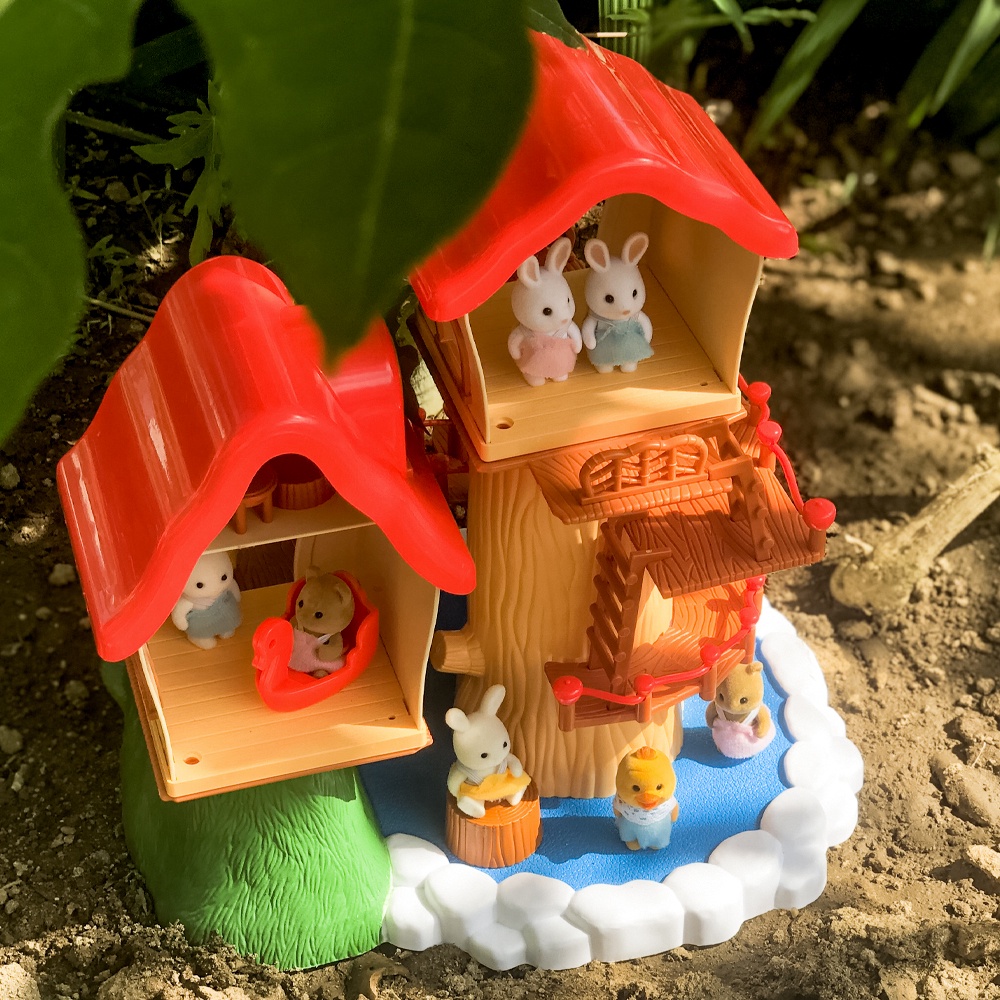 Nhà Búp Bê Đồ Chơi Phong Cách Mới 2021 Bộ Ngôi Nhà Búp Bê Thỏ Tỷ Lệ 1/12