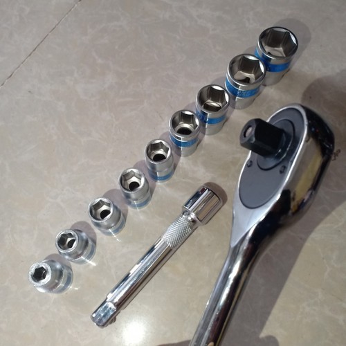 Bộ khẩu tay đảo chiều to 11 chi tiết 1/2 thép CRV cao cấp