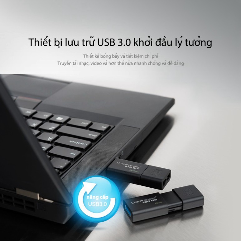 USB KINGSTON 32G 3.0 DT100G3 bảo hành 5 năm | BigBuy360 - bigbuy360.vn