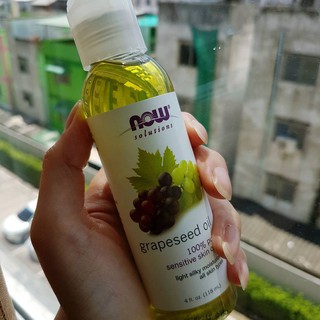 Dầu hạt nho NOW SOLUTIONS GRAPESEED OIL