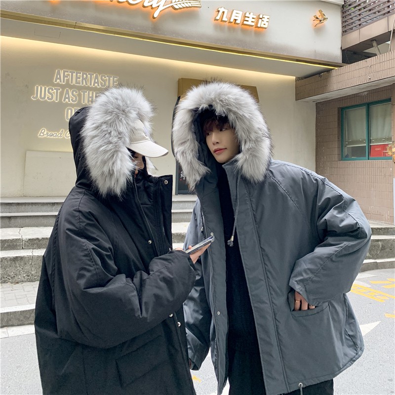 Áo phao nam nữ có mũ lông ulzzang hàng chuẩn đẹp