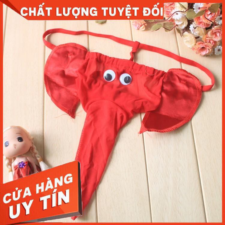 Quần lót lưng thấp dáng chữ T phối kiểu con voi phía trước cho nam - Hàng nhập khẩu