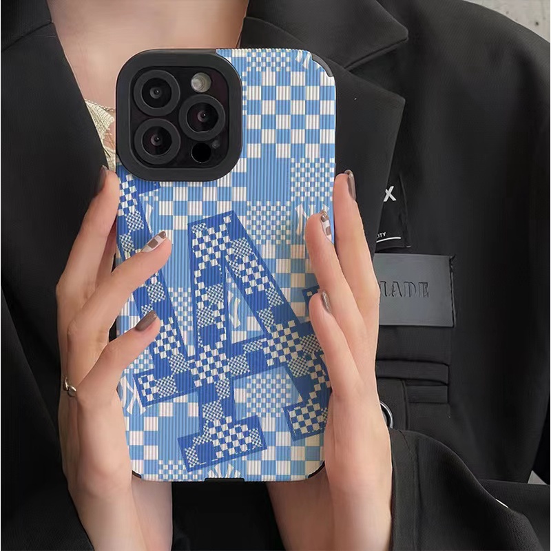 Mlb Ốp Điện Thoại Da Họa Tiết Los Angeles LA NY Yankees Cho iphone 13 Pro Max i13 13pro 11 Pro Max i11 X XR Xs Max 7plus 8plus 12Pro 12 Pro Max