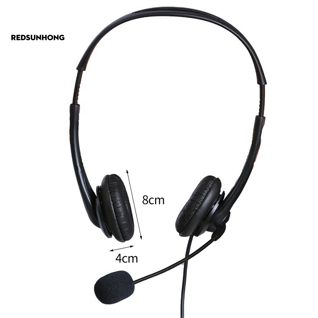 Tai Nghe Chụp Tai 3.5mm Kèm Micro Siêu Bền Tiện Dụng Cho Văn Phòng/ Xe Tải