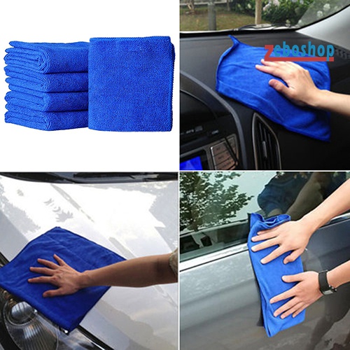 5 Khăn Lau Xe Hơi Mềm Mại Thấm Hút Tốt