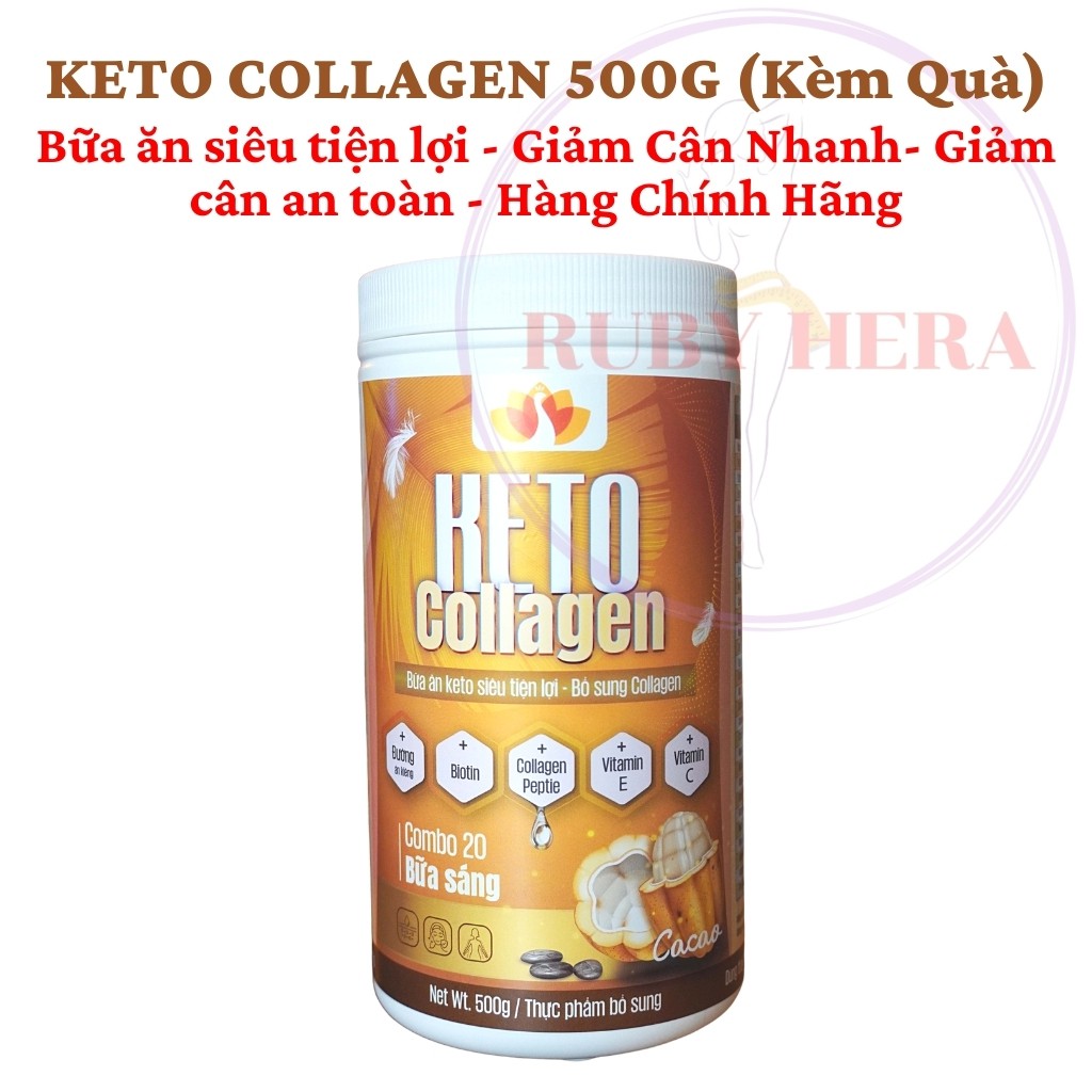 Sữa Giảm Cân Keto Collagen KC03 – Bữa Ăn Siêu Tiện Lợi– Giảm Cân Nhanh – Giảm Cân An Toàn (Hộp 500GRAM)