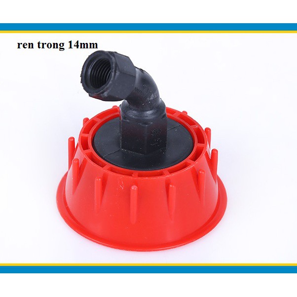 Bec loa 8 lỗ phun,ren trong 14mm dùng cho bình bơm tưới cây, phun phân bón