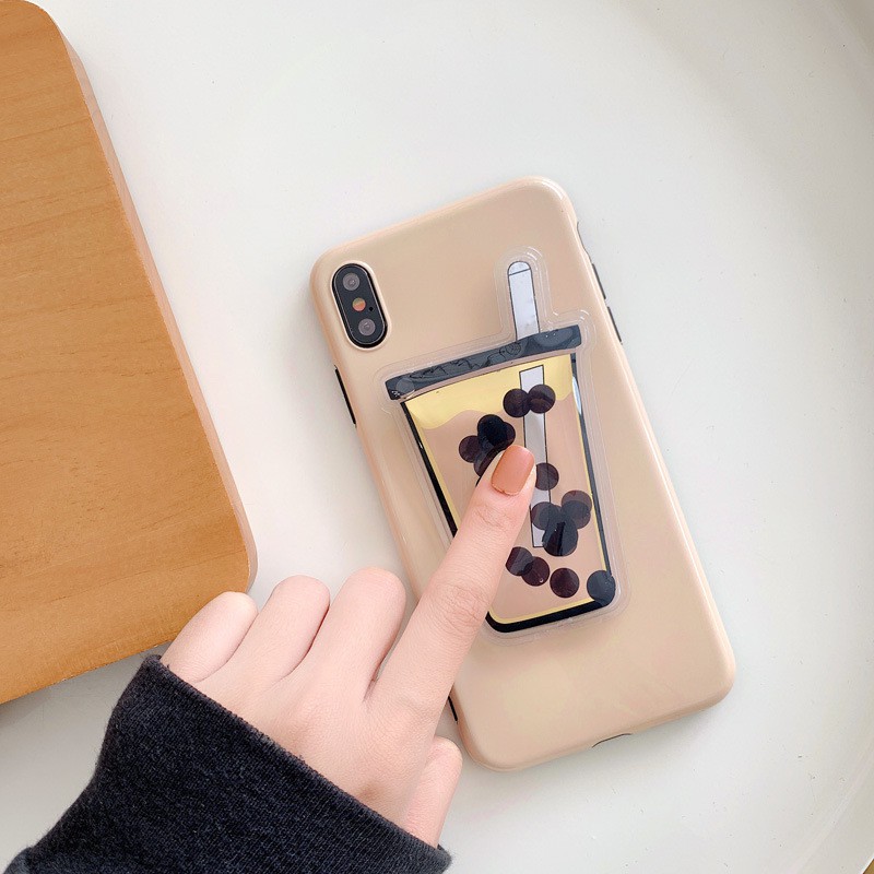 [XẢ KHO BÁN GIÁ GỐC] ỐP IPHONE Ở đâu rẻ hơn? ỐP DẺO IN NỔI TRÀ SỮA SIÊU CUTE GIÁ HẠT DẺ