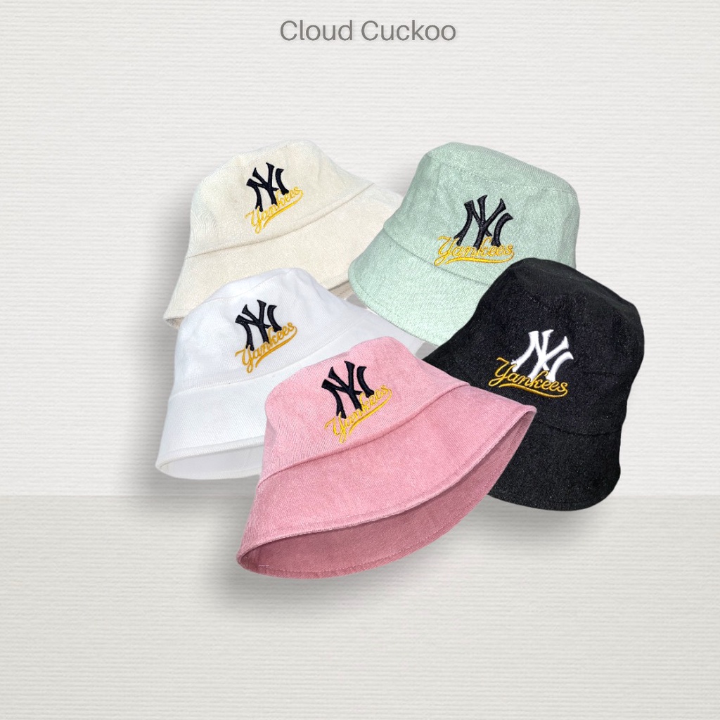 Mũ Bucket Nhung Gân Tăm Thêu Chữ Siêu Nét Phom Mũ Vừa Đầu Người Việt - Mã Số: MBK1344