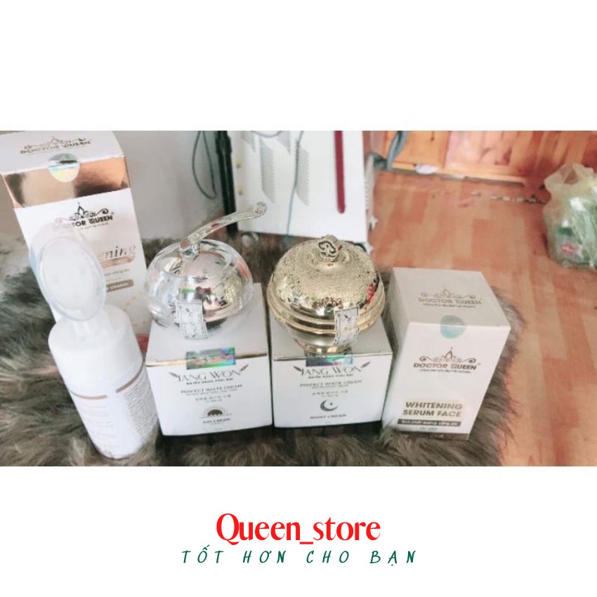 kem dưỡng da ngày và kem dưỡng da ban đêm doctor queen 45g kiêm kem chống nắng với chỉ số chống nắng SPF30+