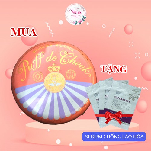 [ FLASH SALE] Phấn Má Hồng SHISEIDO MAJOLICA MAJORCA PUFF DE CHEEK OR 302-303