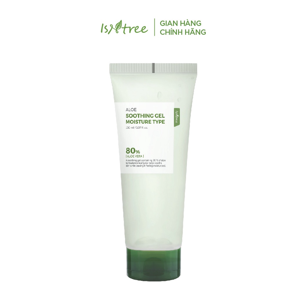 Gel dưỡng ẩm chiết xuất lô hội ISNTREE Aloe Soothing Gel 150ml