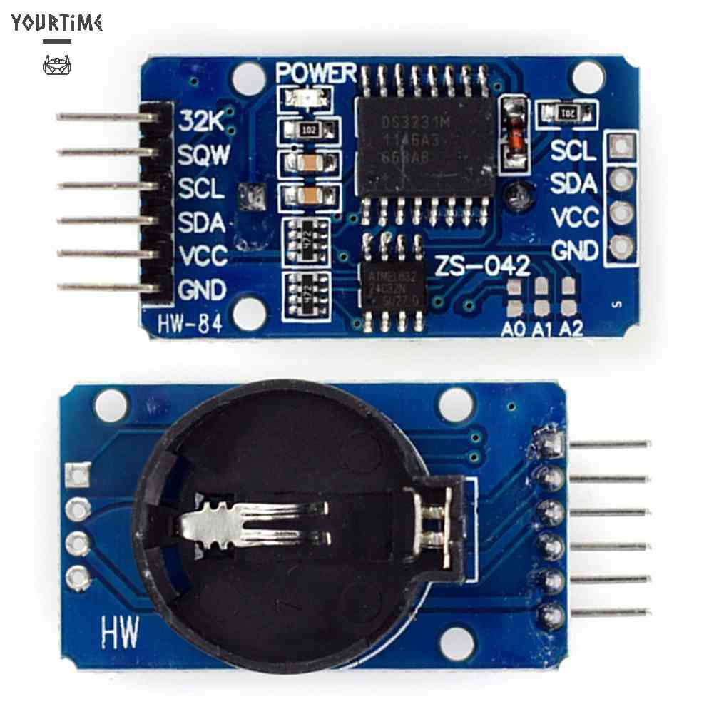 Module Đồng Hồ Đo Chính Xác Không Dùng Pin HW-084A DS3231 AT24C32 IIC RTC