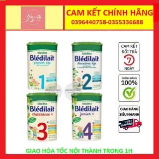 Sữa bột bledilait 900gr số 1, 2 ,3 nội địa pháp date mới.
