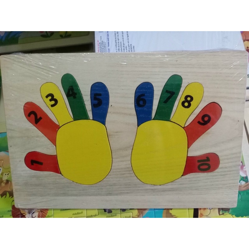 Tranh ghép bàn tay - đồ chơi trí tuệ