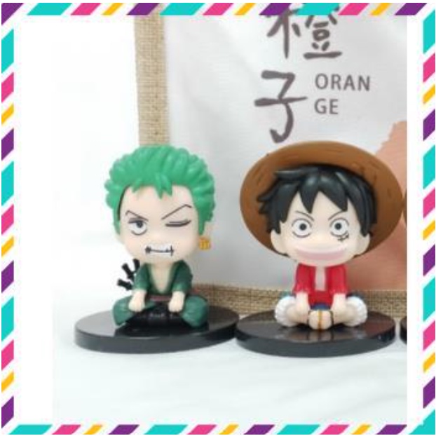 Quà Tặng Sinh Nhật, Hộp Quà Mô Hình Nhân Vật One Piece, Đảo Hải Tặc,Nhân Vật Anime Luffy, Zoro Yêu Thích Của Các Bạn Nhỏ