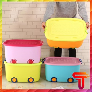 [ĐỒ CHO BÉ YÊU] THÙNG ĐỰNG ĐỒ CHƠI CÓ BÁNH XE