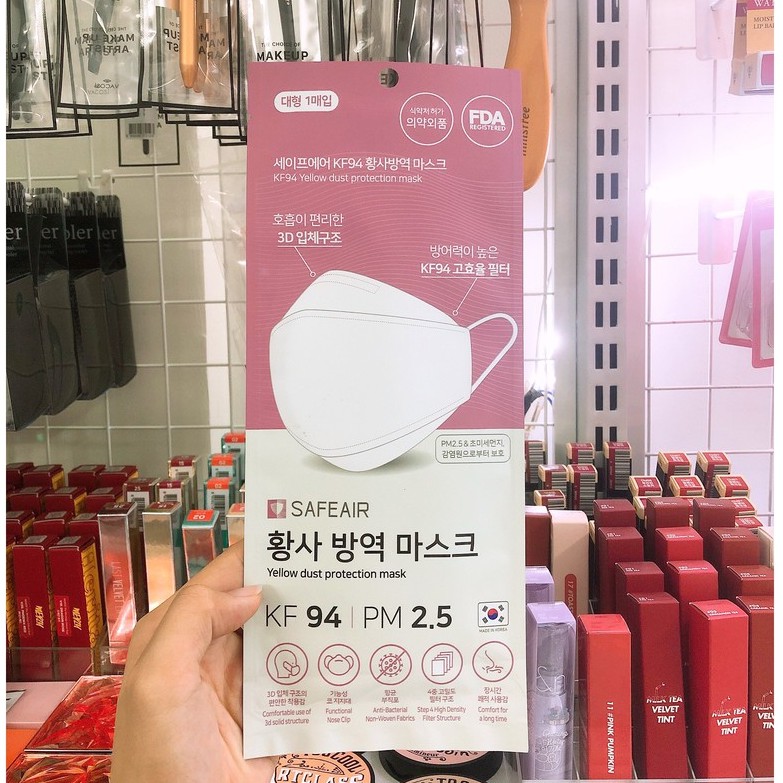 Khẩu trang kháng khuẩn lọc bụi mịn 2.5PM KF94