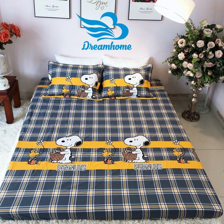 Vỏ gối ôm kéo khóa cotton 100% kích thước 30x95 cm, áo gối ôm nhiều màu cho bé và người lớn Dreamhomebedding