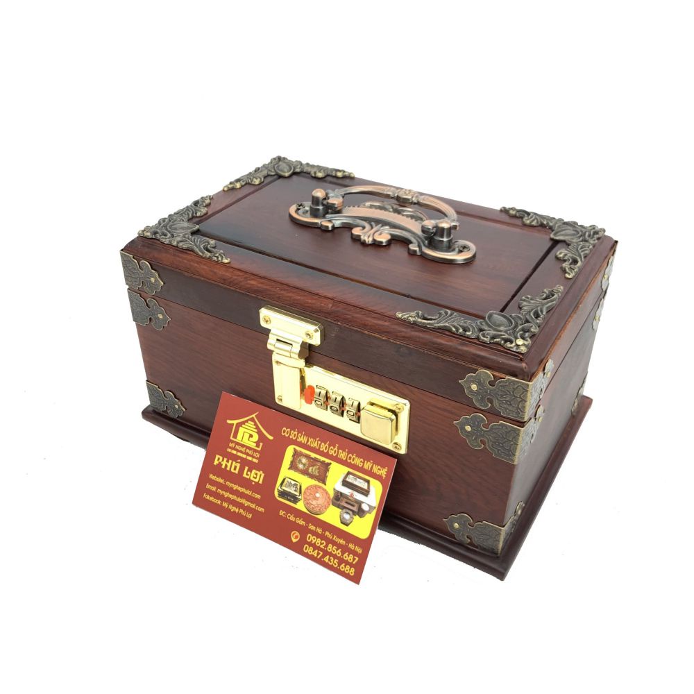 Hộp đựng trang sức,nữ trang gỗ cẩm lai cao cấp