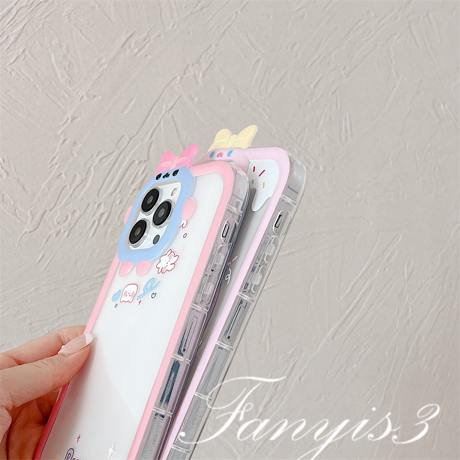 Ốp Điện Thoại Mềm Trong Suốt In Hình Quái Vật Cho iPhone 14 13 12 11 Pro Max X XR Xs Max 8 7 6 6s Plus SE 2020