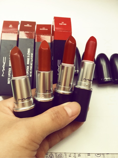 (Bill)Son MAC Ruby woo/ Chili/ marakesh/ russian red mini & fullsize | BigBuy360 - bigbuy360.vn