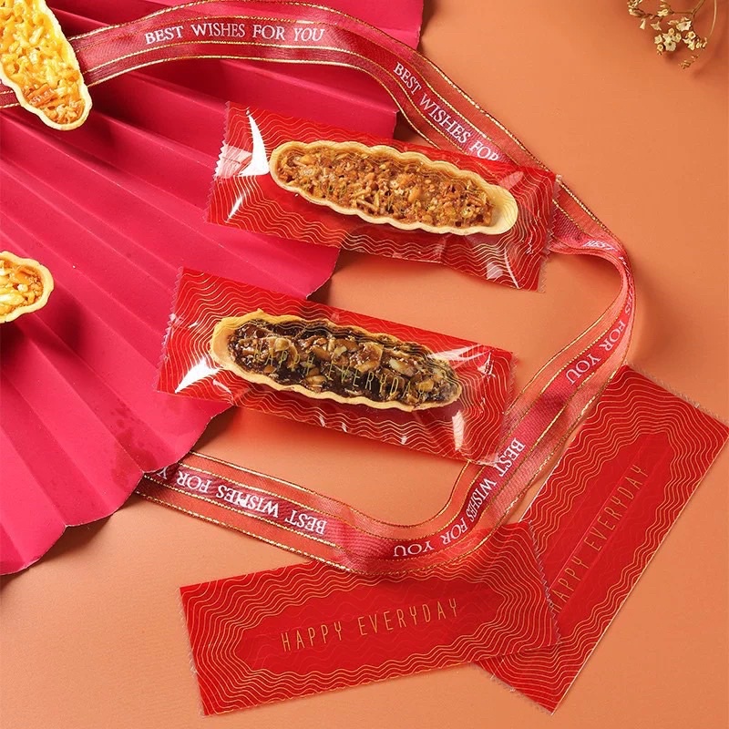 100 vỏ túi dùng đựng bánh thuyền kt 15x5,5cm